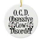 Funny Obsessive Cow Disorder Christmas