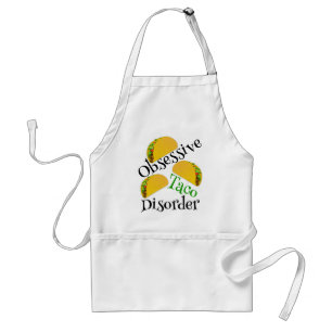 Funny Obsessive Taco Disorder Standard Apron