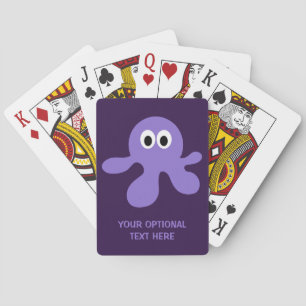 Funny Octopus custom playing cards