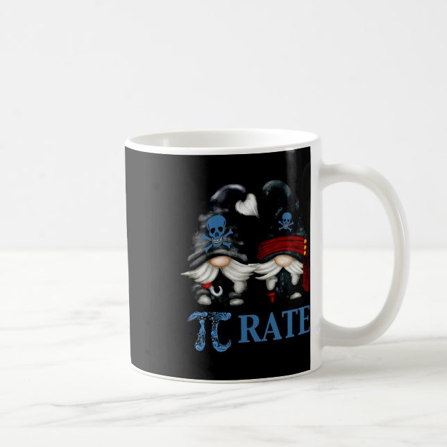 Funny Octopus Pi Day Symbol For Math Teacher Pirat Coffee Mug (Right)