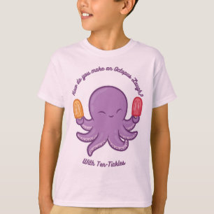 Funny Octopus Shirt Ten-Tickles Dad Joke Shirt