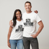 Funny Of Course Size Matters T-Shirt (Unisex)