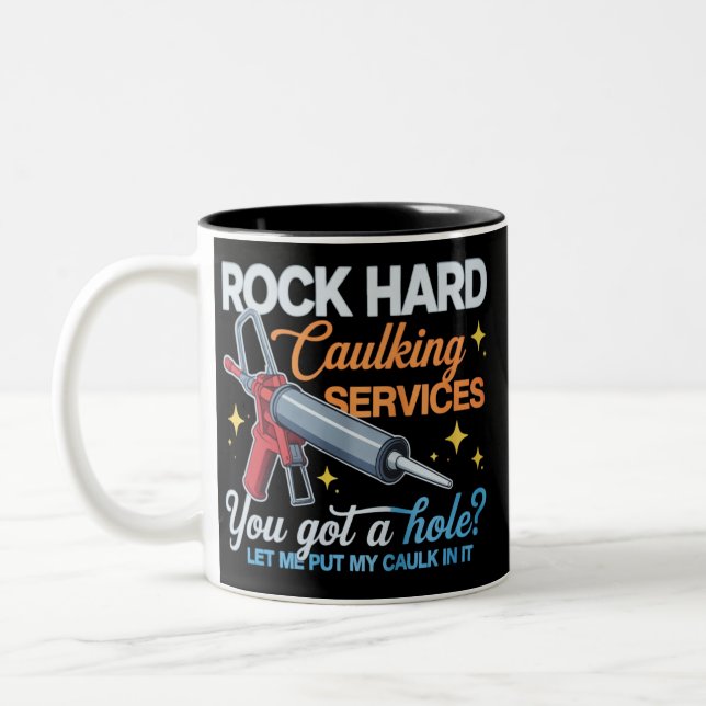 Funny Offensive Embarrassing Inappropriate Humour  Two-Tone Coffee Mug (Left)