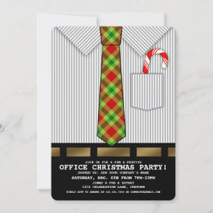 Funny Office Christmas Party Invitation