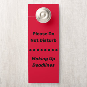 Funny Office Do Not Disturb Door Hanger