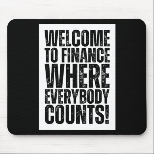 Funny Office Finance Sticker  Mouse Pad