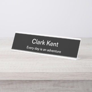 Funny Office Hero Desk Name Plate