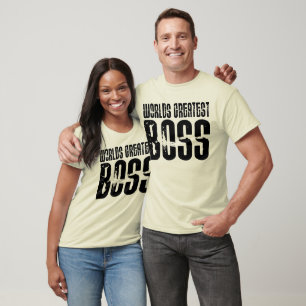 Funny Office Humour Bosses : World's Greatest Boss T-Shirt
