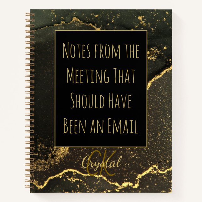 Funny Office humour Should Have Been an Email  Notebook (Front)