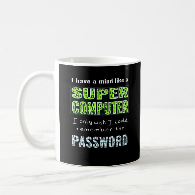 funny office IT joke for office worker student pro Coffee Mug (Left)