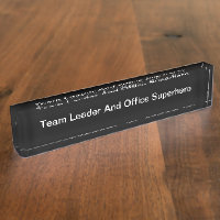 Funny Office Manager Team Leader