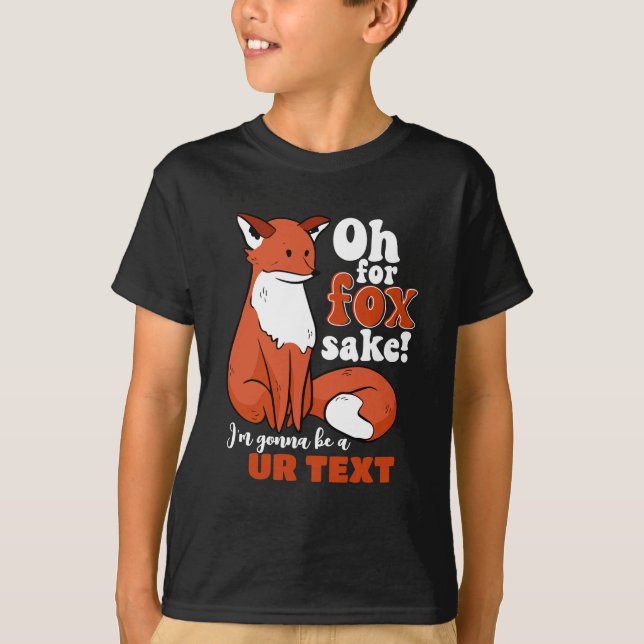 Funny Oh For Fox Sake I'm Gonna Be A Big Brother T-Shirt (Front)