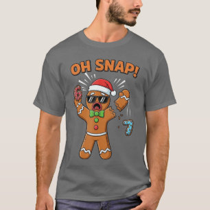 Funny Oh Snap 67 Si Seven Meme Gingerbread Man fri T-Shirt