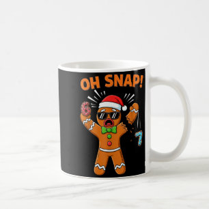 Funny Oh Snap 67 Six Seven Meme Gingerbread Man  Coffee Mug