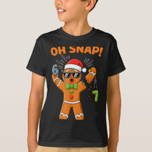 Funny Oh Snap 67 Six Seven Meme Gingerbread Men Wo T-Shirt