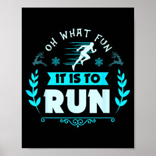 Funny Oh What Fun It Is To Run Cross Country Chris Poster