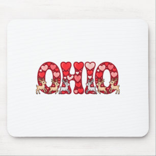 Funny Ohio Deer Midwestern Party O-h-i-o In Valent Mouse Pad