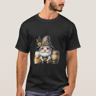 Funny Oktoberfest Gnome For Women And Men German B T-Shirt
