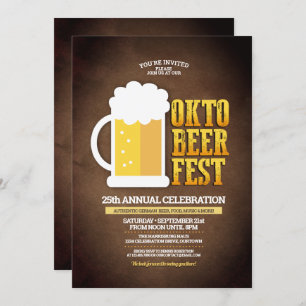 Funny Oktoberfest Party Invitation