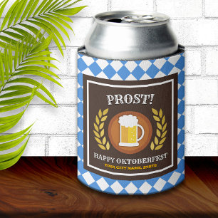 Funny Oktoberfest Personalised Can Cooler