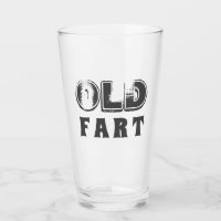 Funny Old Fart Birthday Typography Beer