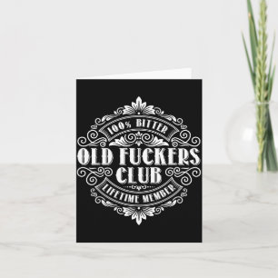 Funny Old Forers Club 100% Bitter Lifetime Member  Card