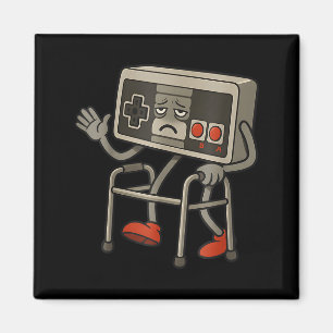 Funny Old Gamer Gaming Retro 80s 90s Retro Video G Magnet