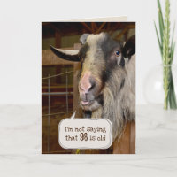 Funny Old Goat for 98th Birthday