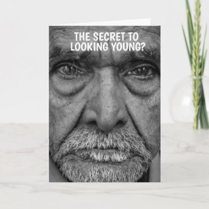 FUNNY OLD MAN BIRTHDAY CARD FOR HIM