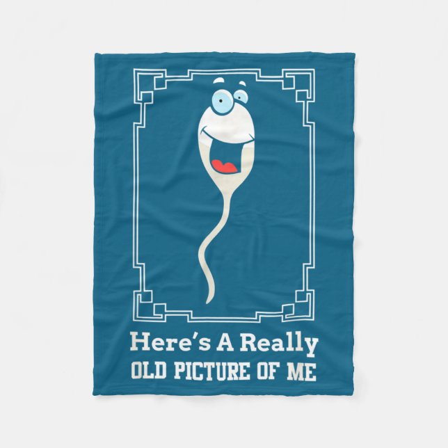 Funny Old Man Birthday Gag For Men Over 60  Fleece Blanket (Front)