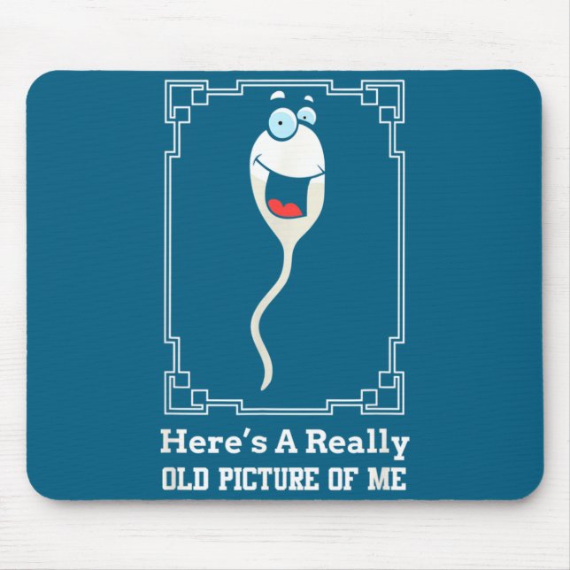 Funny Old Man Birthday Gag For Men Over 60  Mouse Pad (Front)
