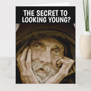 FUNNY OLD MAN BIRTHDAY Over the Hill Greeting Card