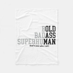 Funny Old Man Saying Gag Dad Grandpa Husband Fathe Fleece Blanket