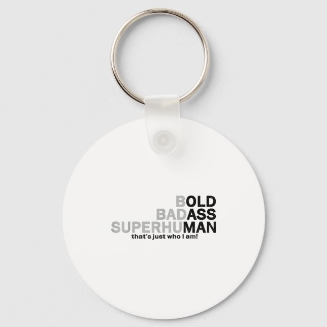 Funny Old Man Saying Gag Dad Grandpa Husband Fathe Key Ring (Front)