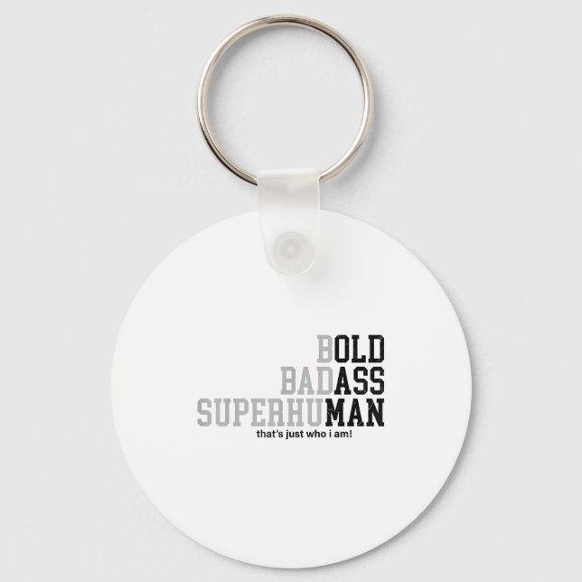 Funny Old Man Saying Gag Dad Grandpa Husband Fathe Key Ring (Front)