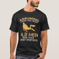 Funny Old Men Who Loves Scuba Diving