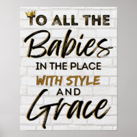 Funny Old School 90's Hip Hop Birthday/Baby Shower