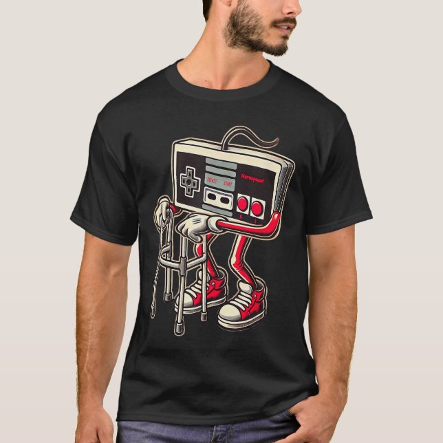 Funny Old Video Game Art Gaming ee for Men Boys gi T-Shirt (Front)