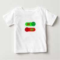 Funny On Off Mood Emoji Baby T-Shirt