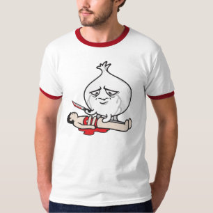 Funny Onion Crying, Cutting Human T-Shirt