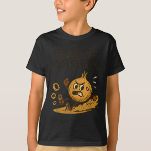 Funny Onion Rings Baseball Base Infield Glove Soft T-Shirt