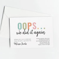 Funny Oops We Did It Again Baby Sprinkle