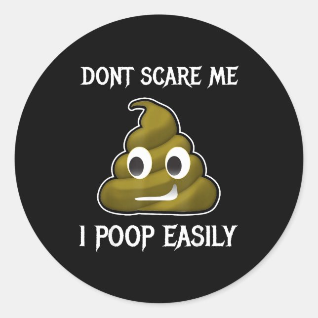 Funny Op Shirt, Don't E Me I Op Easily Adul  Classic Round Sticker (Front)