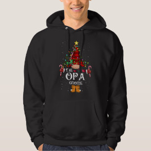 Funny Opa Gnome Christmas Gnome Matching Family Gr Hoodie
