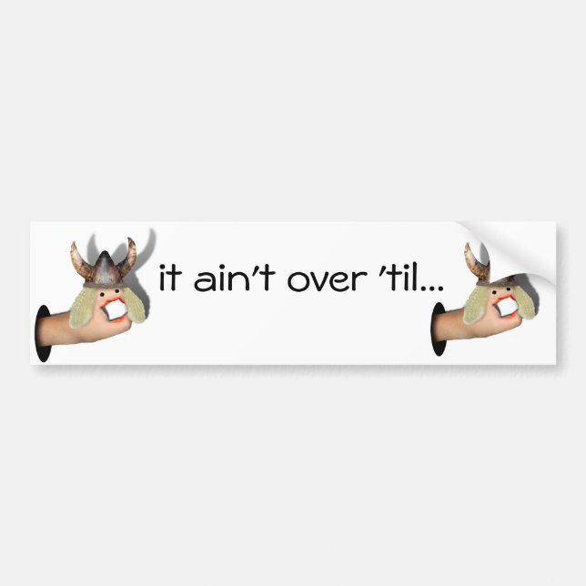 Funny Opera Singer Bumper Sticker (Front)