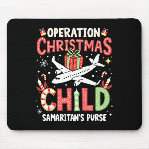 Funny Operation Christmas Child Family Matching Xm Mouse Pad