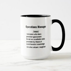 Funny Operations Manager Definition gifts Mug