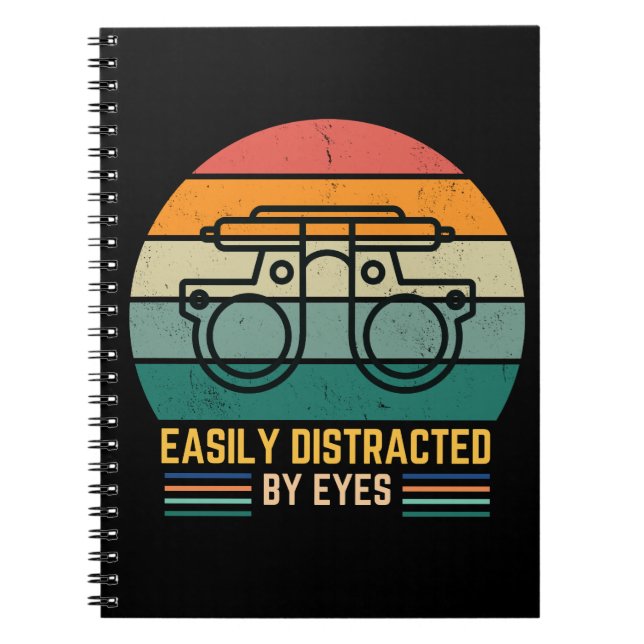 Funny Ophthalmology Eye Doctor Notebook (Front)