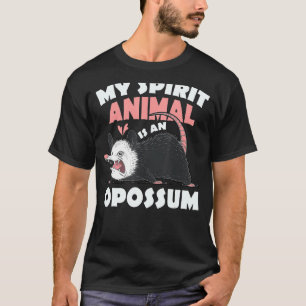 Funny Opossum For Men Women Cool Possum Spirit An T-Shirt