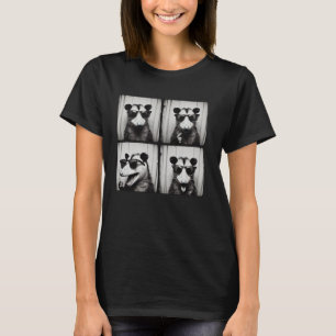 Funny Opossum Photobooth Cool Opossum With Sunglas T-Shirt